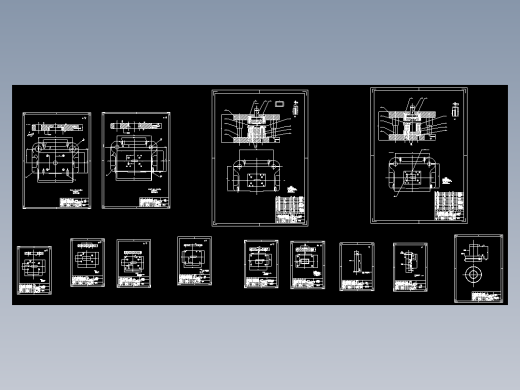 感温卡落料拉伸模和切边模设计【全套13张CAD图】