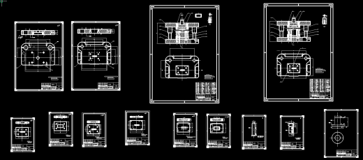 感温卡落料拉伸模和切边模设计【全套13张CAD图】缩略图
