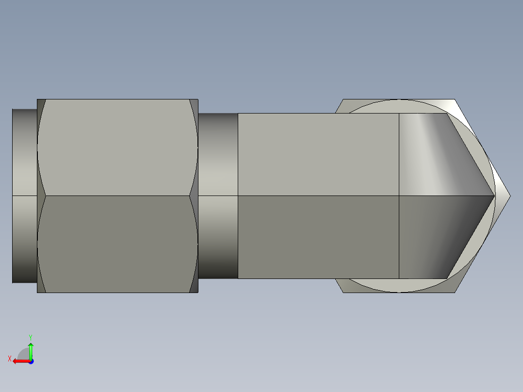 卡套式工业通用硬管接头8_ebu-s后视图