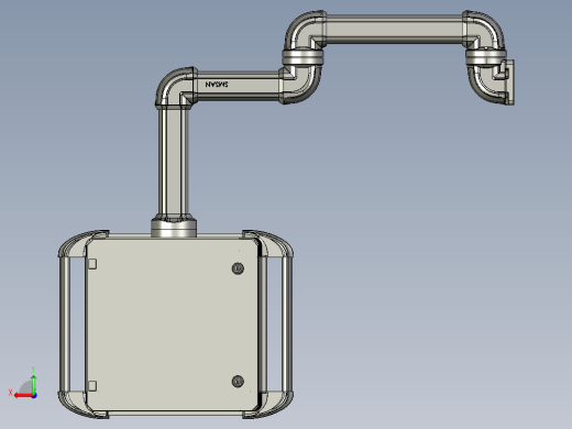 向下墙座+中间连接器+转角+箱体连接器+控制箱后视缩略图
