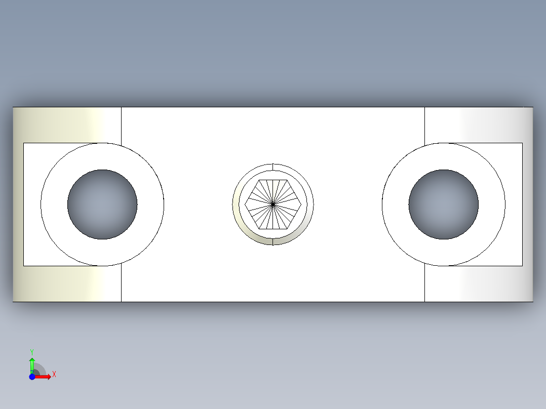 分割定位柱支持座2212-3D多系列多零件图纸模型前视图