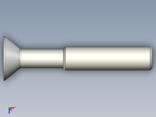 沉头螺钉-Slotted_BOLT-M8-L50_30-15-2x2-40.stp俯视缩略图