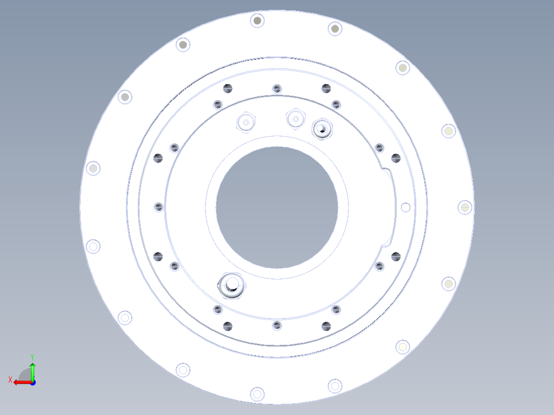 284-200直驱电机后视图