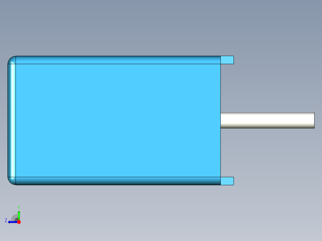 无源元件封装-CAP_BOX_13x4x7_BL右视图