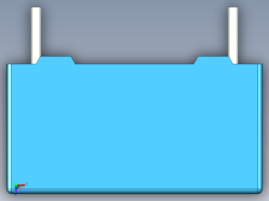 无源元件封装-CAP_BOX_13x4x7_BL俯视图