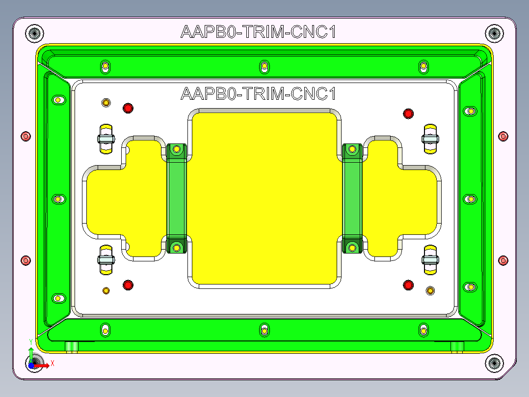 AAPB0-TRIM-笔记本CNC工装夹具三维模型CNC1-0302前视图