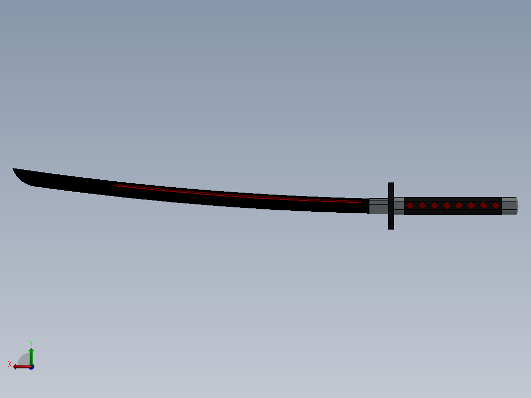 剑、宝剑(115)后视图