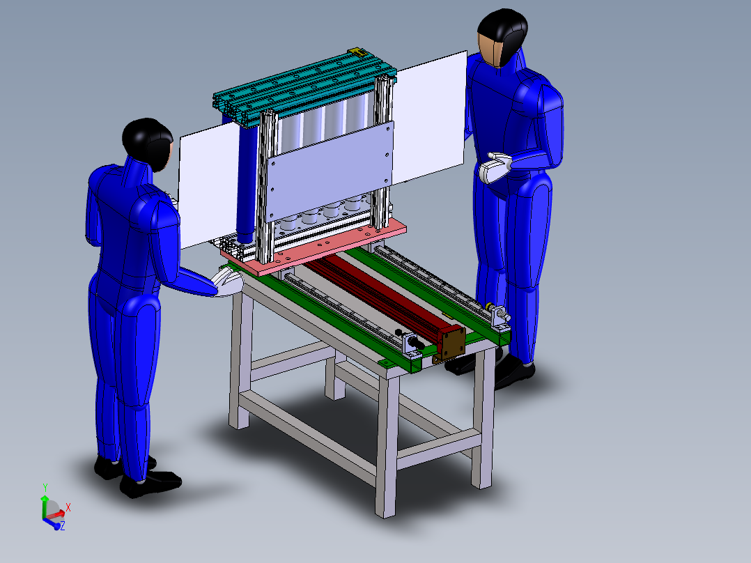 钣金压平卷弯机器