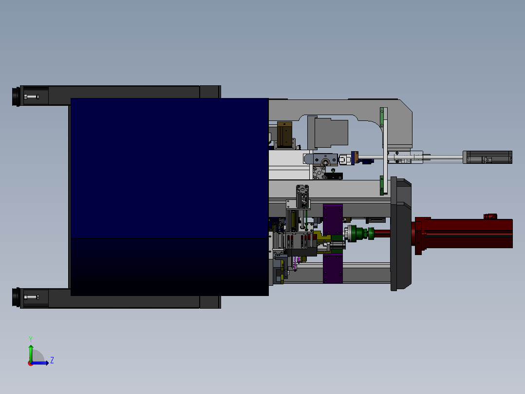 衬套压装及自动上料设备sw17左视图