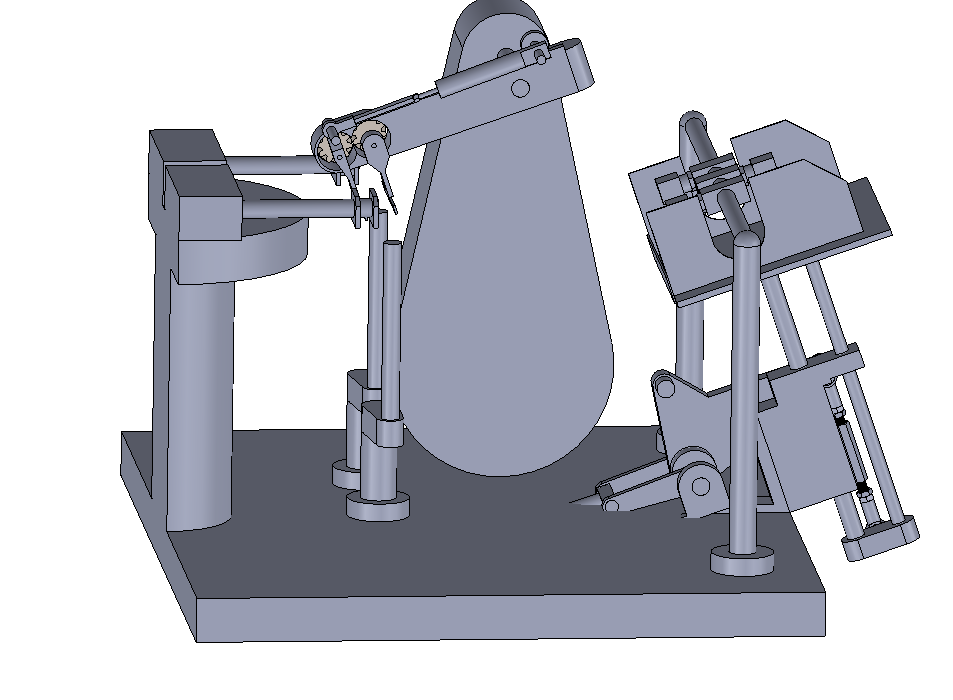 全自动给袋式包装机三维图 二维装配图 部装图 零件图