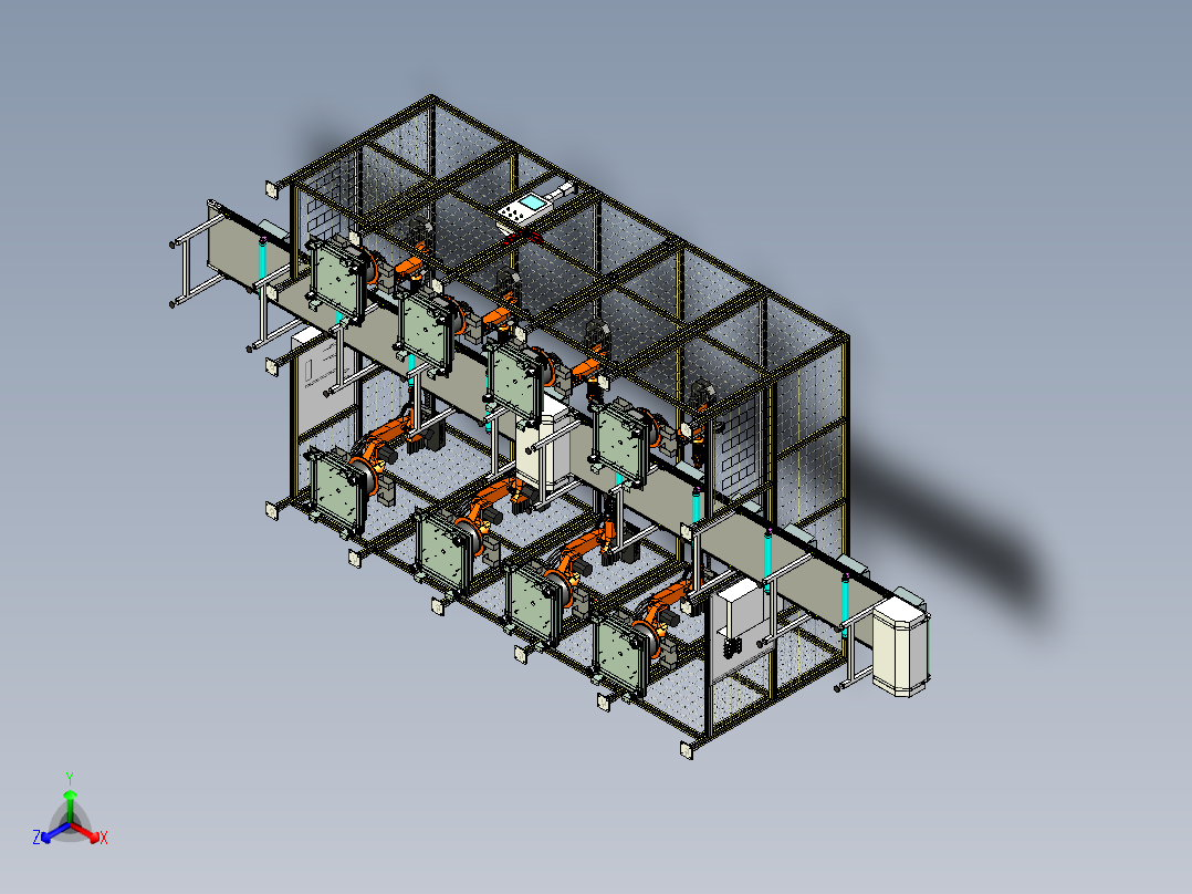 机器人自动化分选工作站方案布局设计