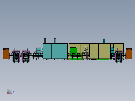 CPU测试自动化线体sw16左视缩略图