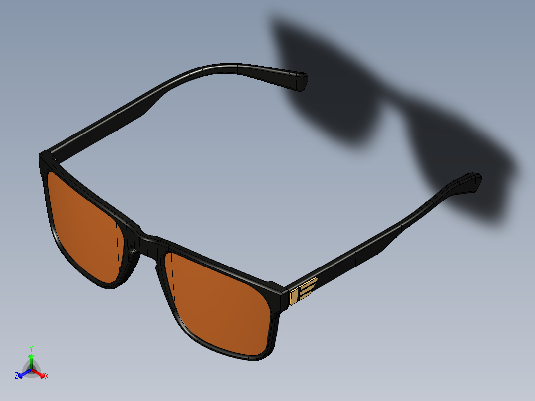 眼镜、墨镜(46)正等轴测图