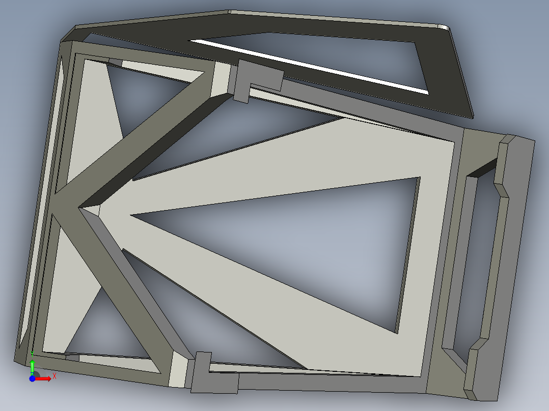 B2005195-2 角度桌面手机支架前视图