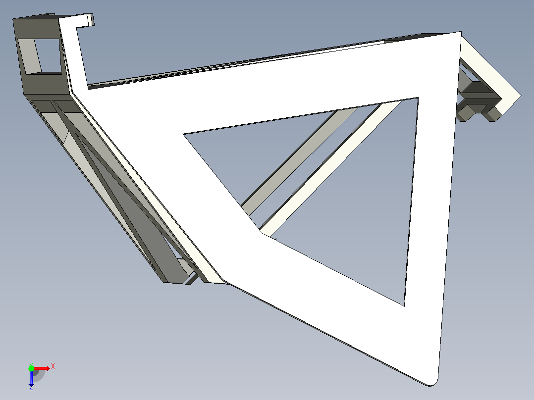 B2005195-2 角度桌面手机支架俯视图