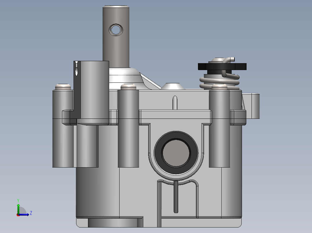 蜗轮蜗杆(12)左视图