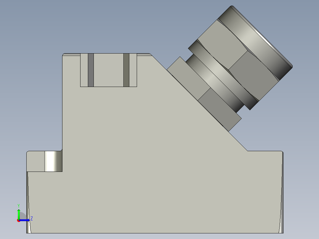 费斯托连接线端口18698_KMP3_9P_08_5左视图