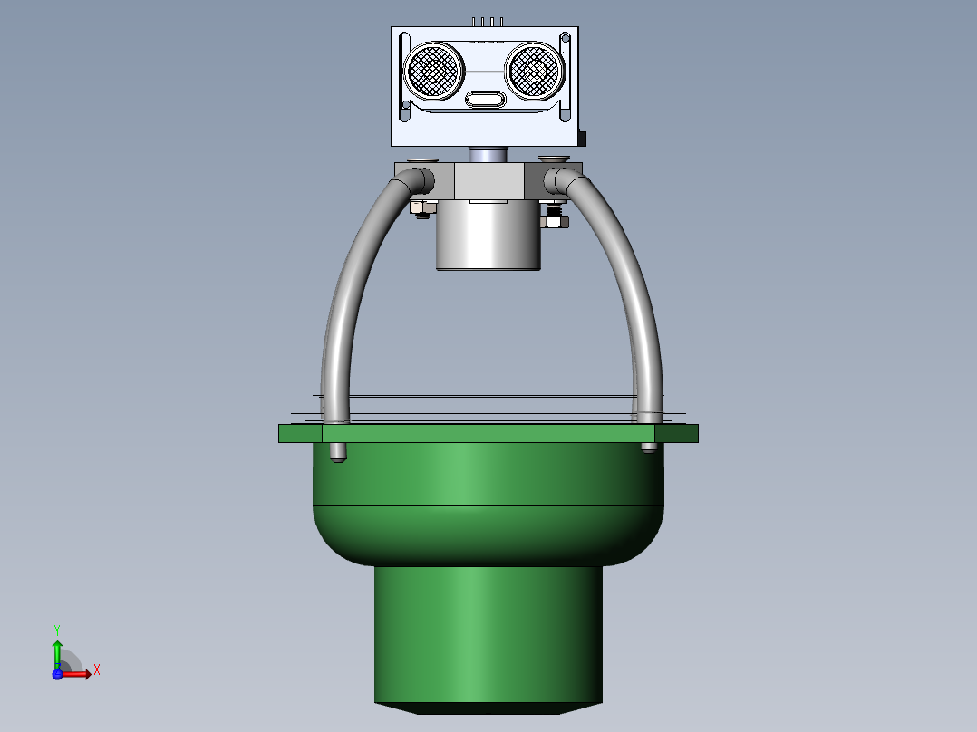 Arduino模型-DCP雷达前视图