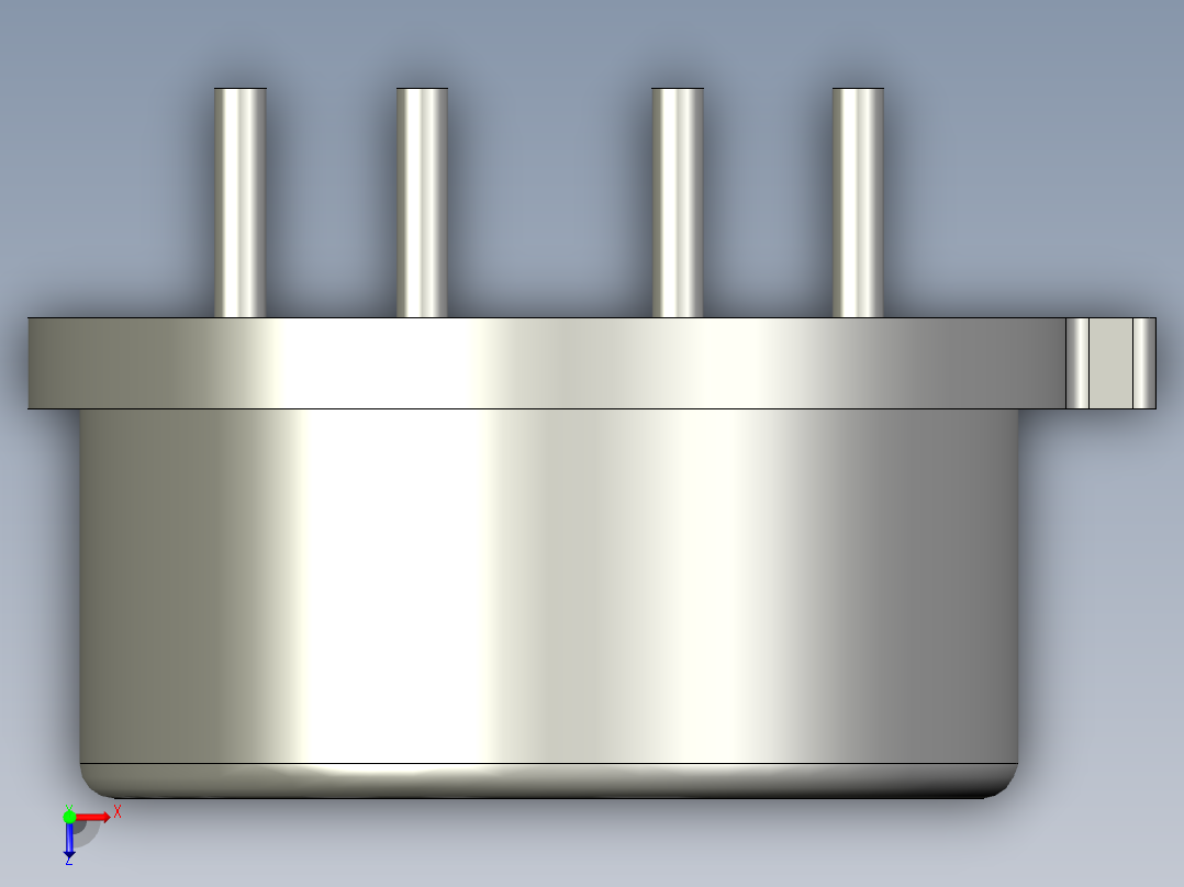 bs612 pir传感器8 2mm 6引线3mm 13俯视图
