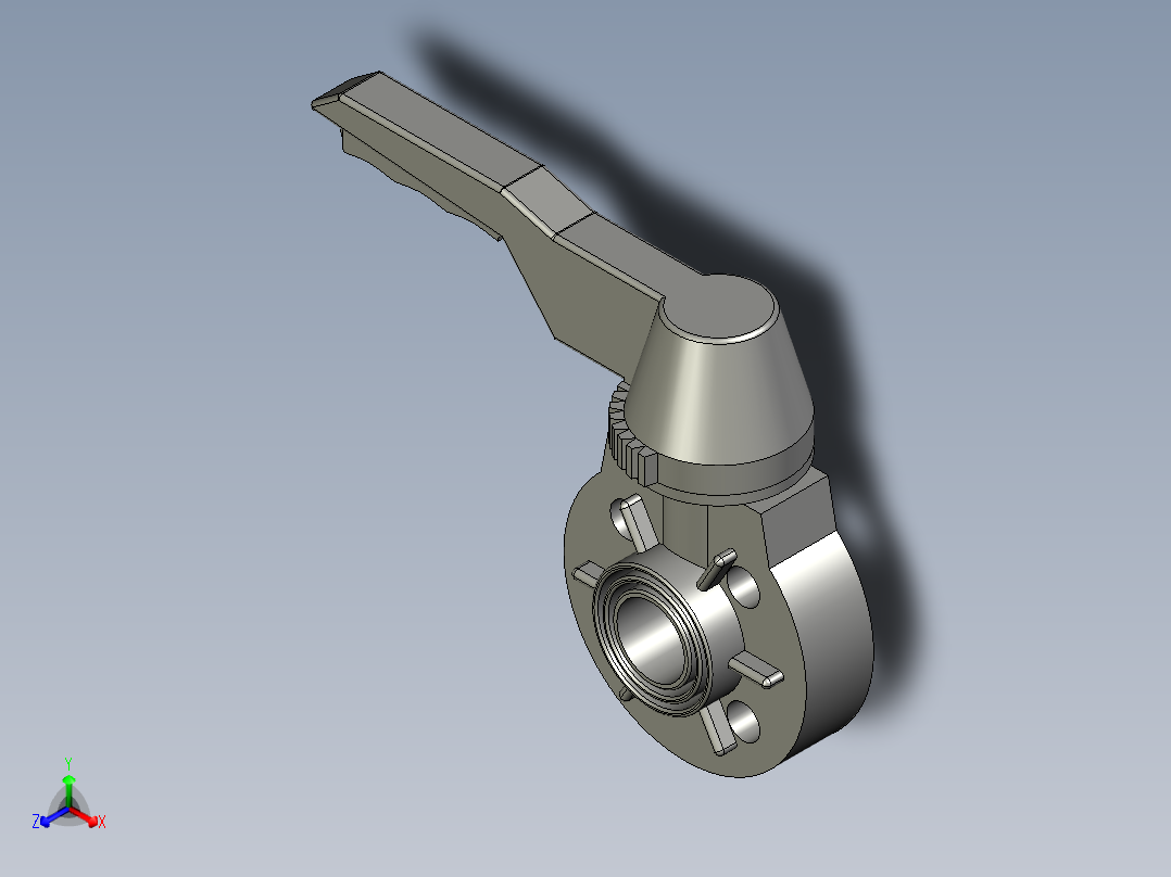 UPVC手柄式蝶阀_DN-40