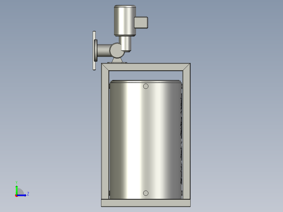 100x3药箱组件左视图
