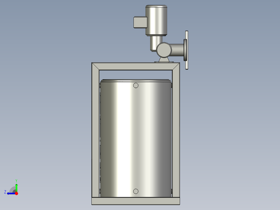 100x3药箱组件右视图