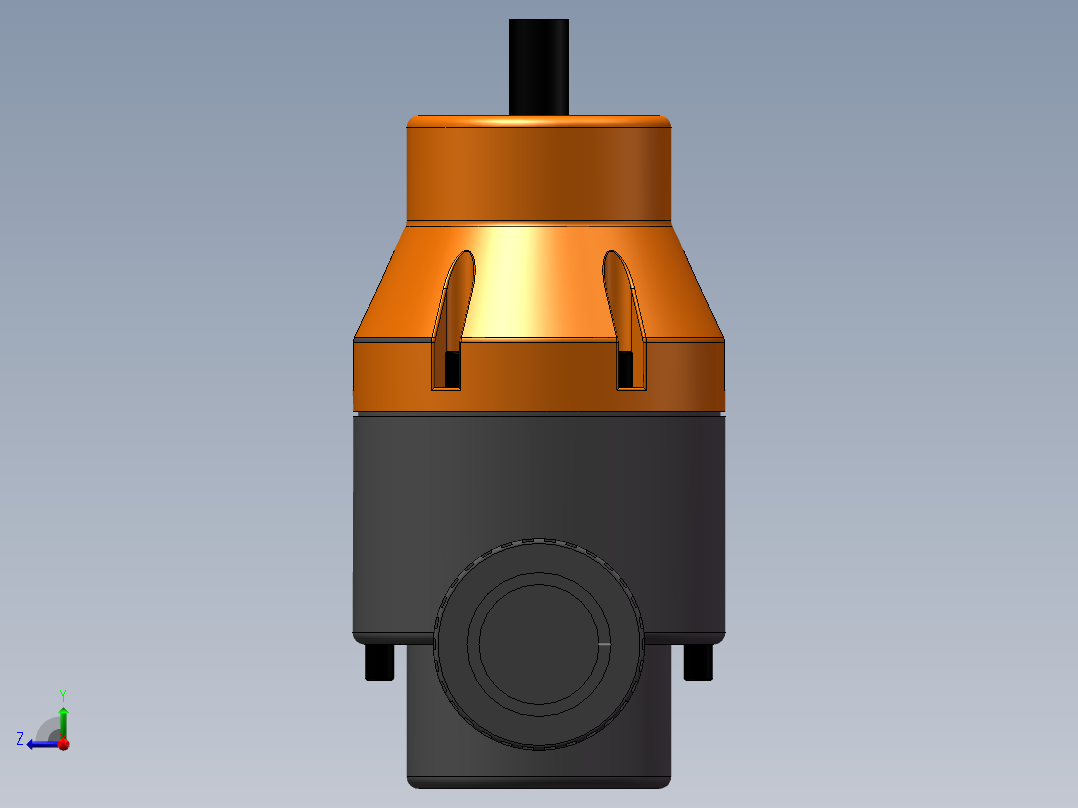 VALVE-ANGLE_DN32_PN10_U-PVC右视图