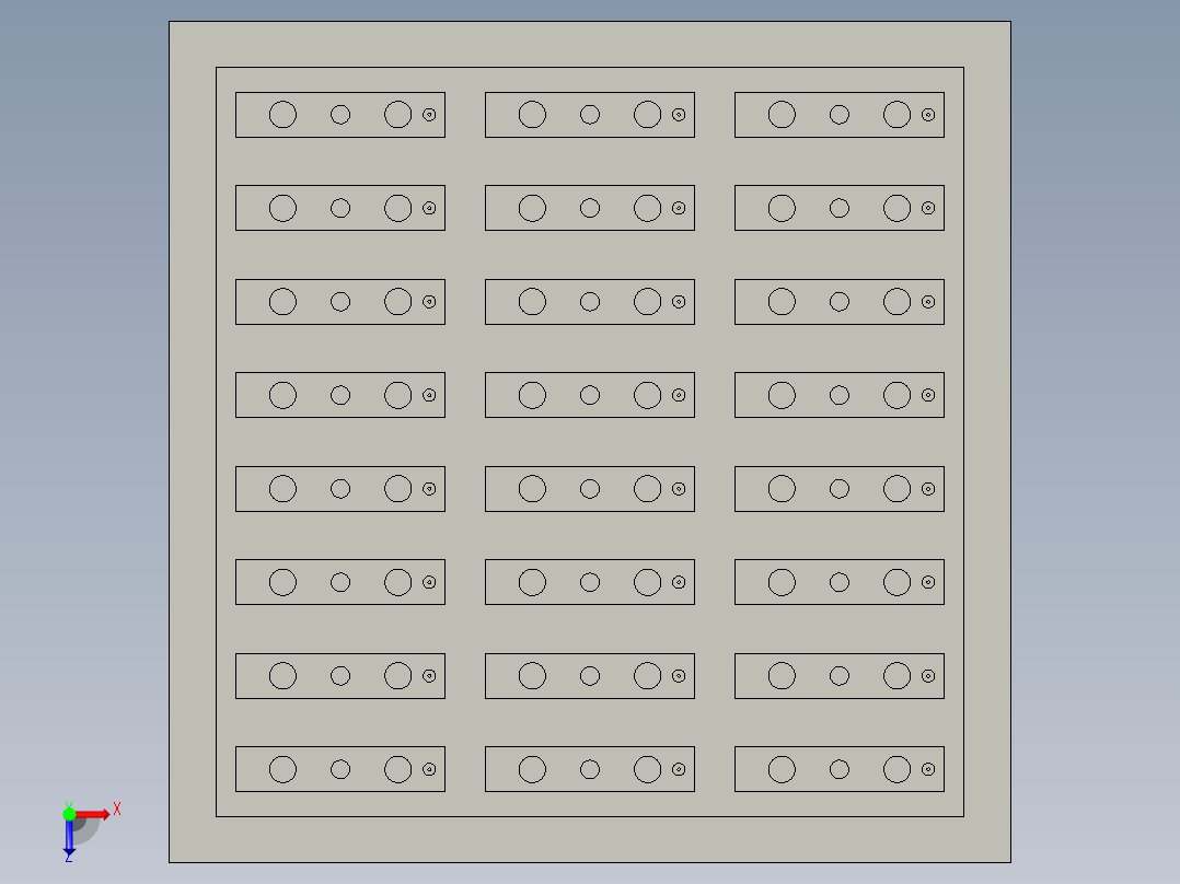 新能源汽车电池包加工生产线设计-中锂锂电池与托盘装置俯视图
