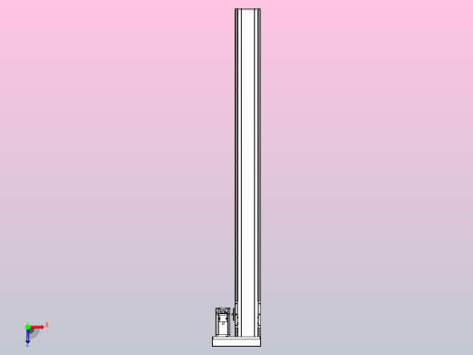 日规模组半封闭丝杆TPA-HNR-105D-1610C-L1150-ML-Y-P40-N3俯视缩略图