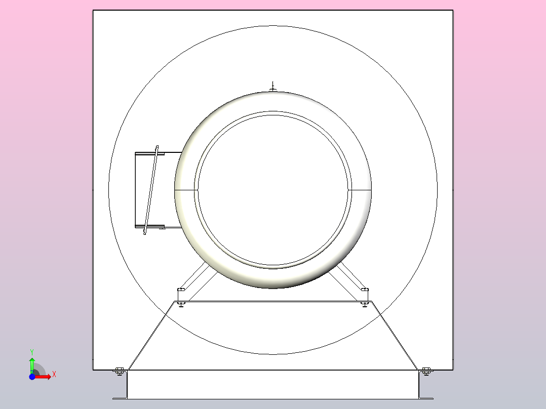 SYWB系列离心风机[SYPB800]前视图