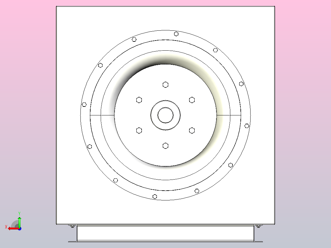 SYWB系列离心风机[SYPB800]后视图
