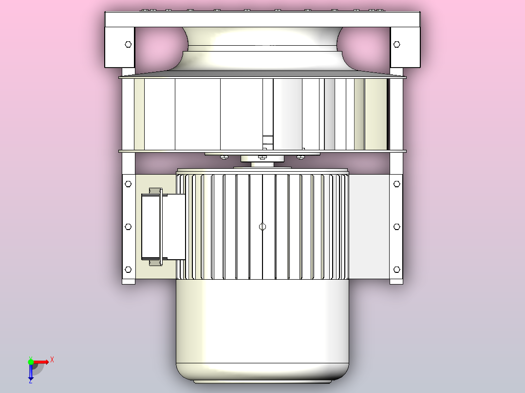 SYWB系列离心风机[SYPB800]俯视图