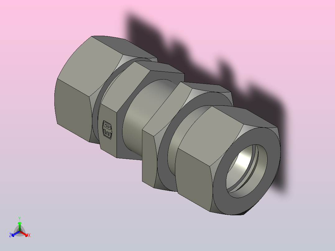 EO舱壁接头SV22LMS(16).igs主视图