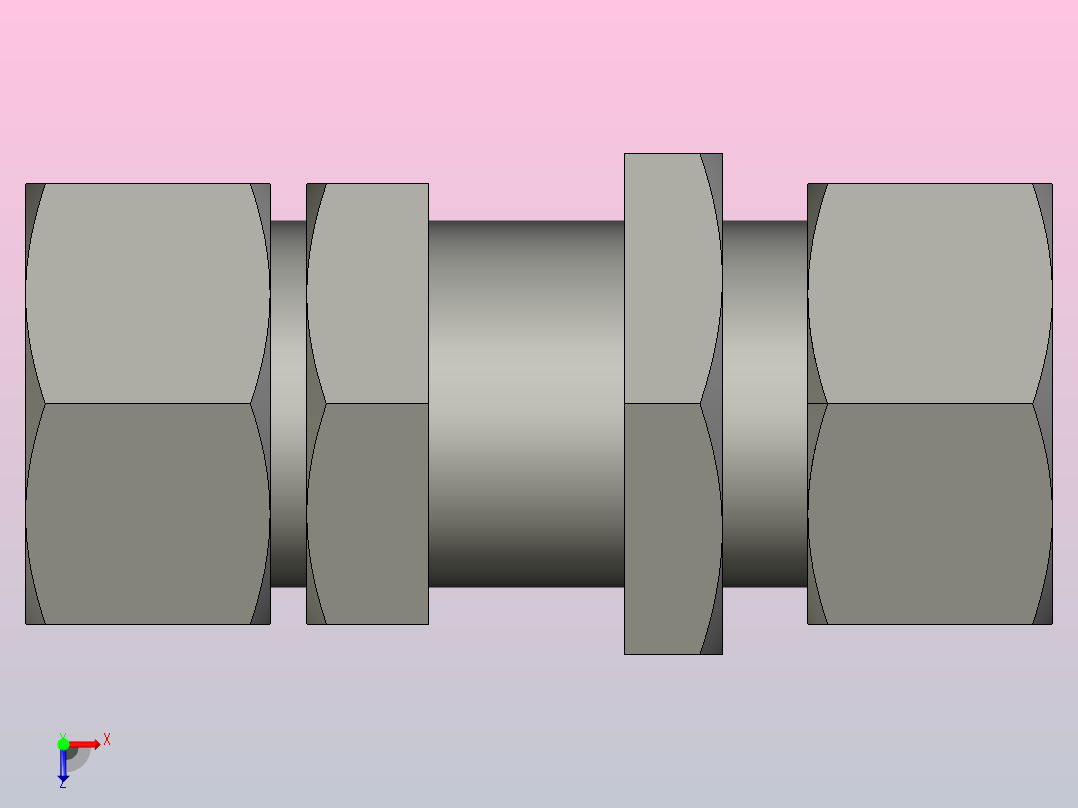 EO舱壁接头SV22LMS(16).igs俯视图