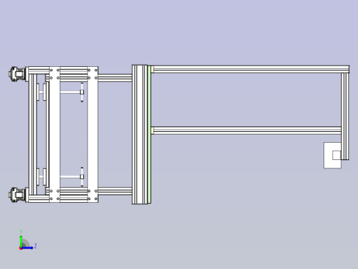 高度可调通用性台架左视缩略图