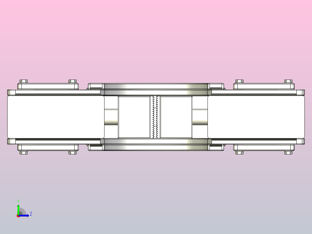 钻机液压夹具1左视图