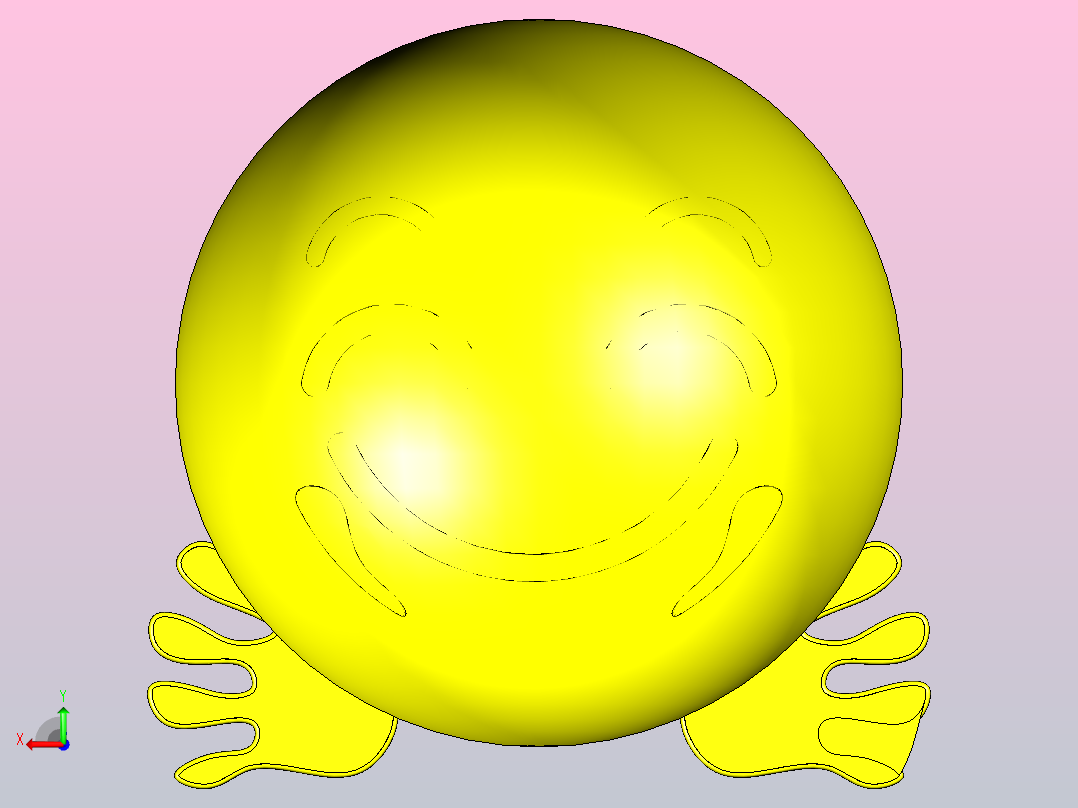 EMOJI -开心后视图