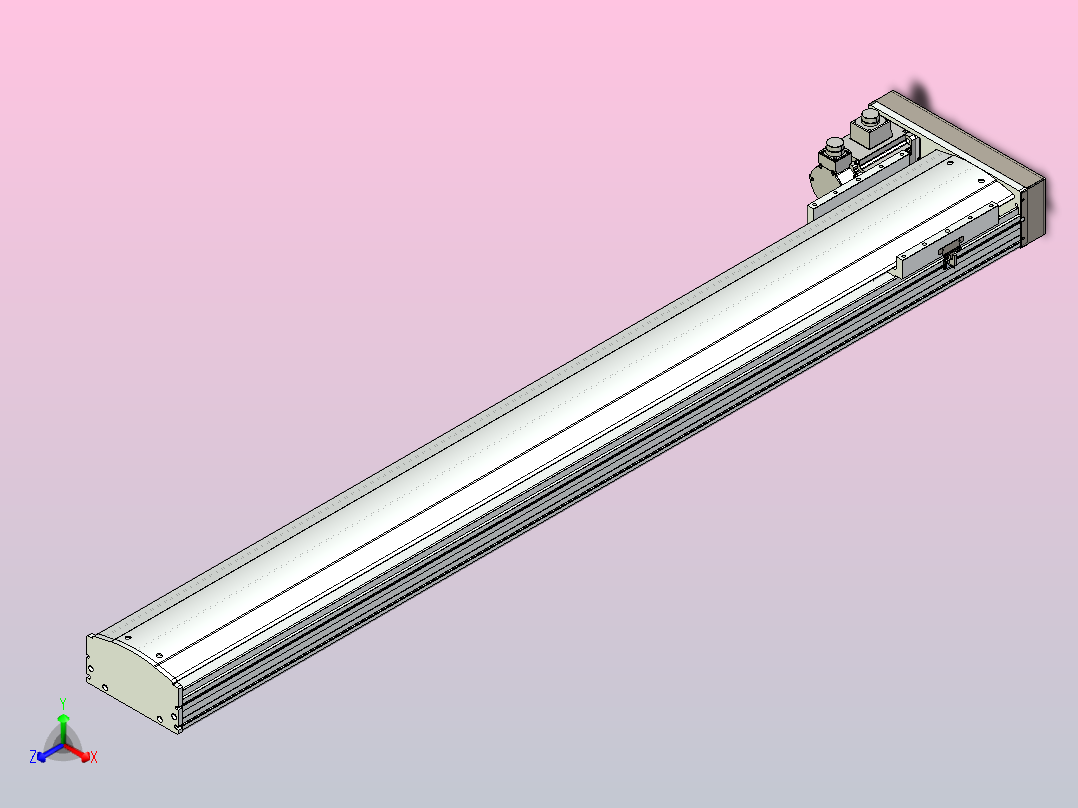 日规模组半封闭丝杆TPA-HNR-220D-3210C-L1650-MR-C-P1K-N3主视图