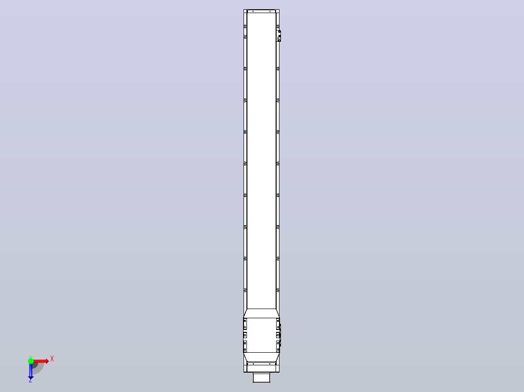 滚珠丝杠直线轴内置导轨TPA-GCR-170-2510C-L1400-MP-M75-N3俯视图
