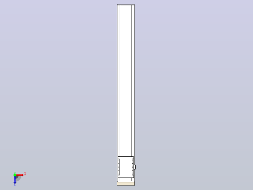 滚珠丝杠直线轴带导轨全封闭TPA-HCR-202D-2510C-L1700-MP-C-P75-N3俯视缩略图