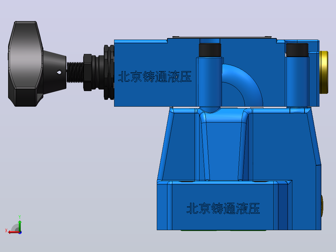 DZ10-1-M 先导式顺序阀后视图