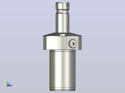 HTLA2002-1CL油压单动旋转夹紧器左视缩略图