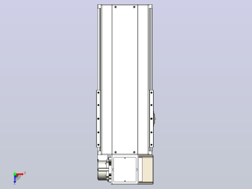 皮带直线轴半封闭可选导轨TPA-HNB-220D-176-L200-RP-Y-P1K-N3俯视缩略图