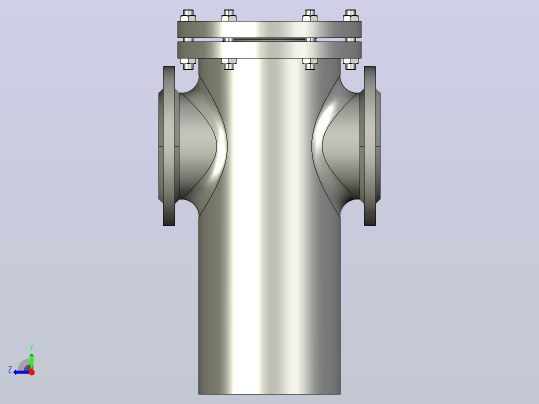 SD16C 篮式过滤器[300]右视图