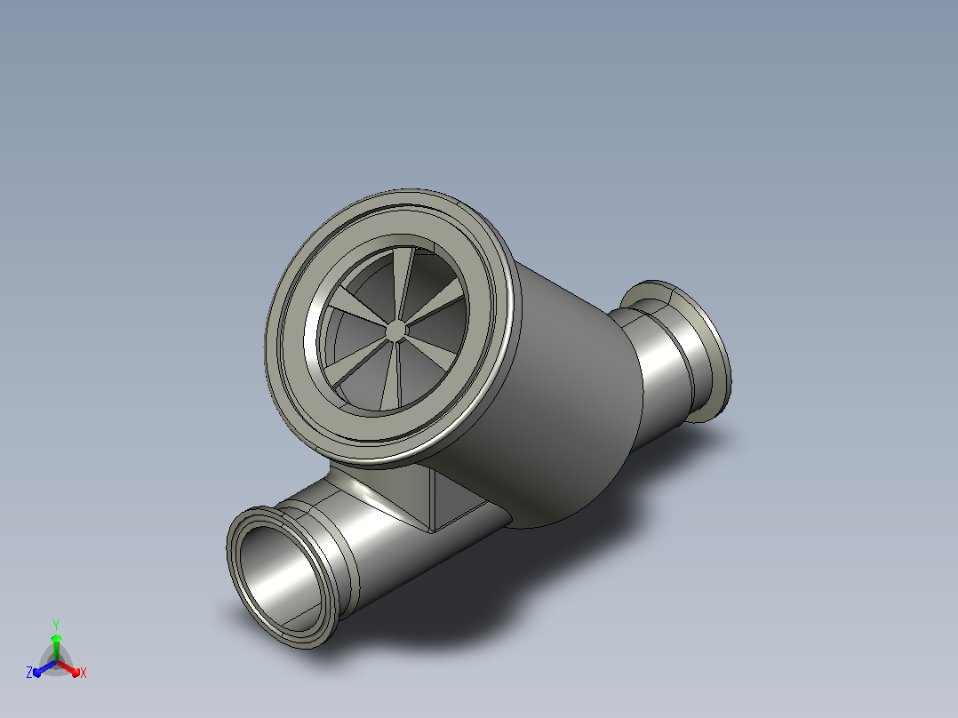 IGX09Y型卡式过滤器[IGX09-2s]正等轴测图