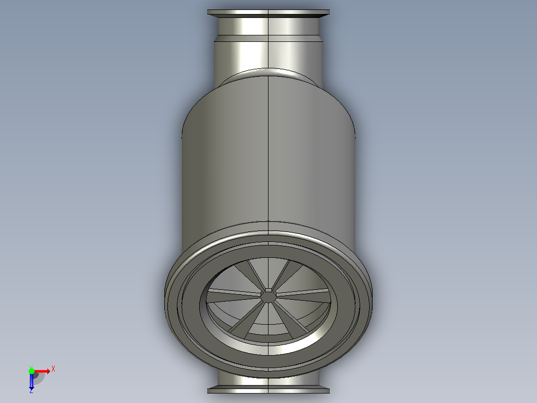 IGX09Y型卡式过滤器[IGX09-2.5s]俯视图