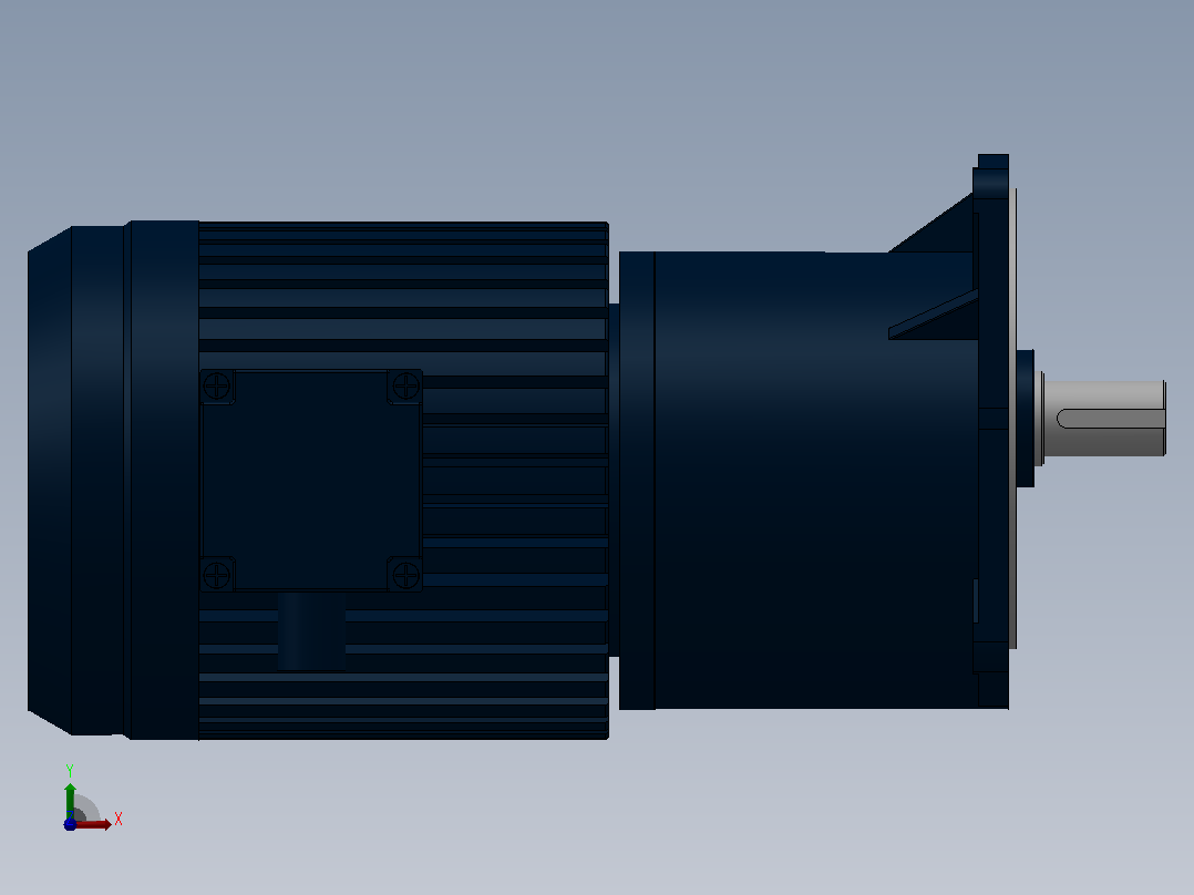 GV立式减速马达（减速比3-200）[GV-28-1500-3-A-D-G1-LD]前视图