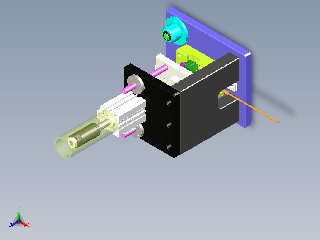 一款压合工装 x_t