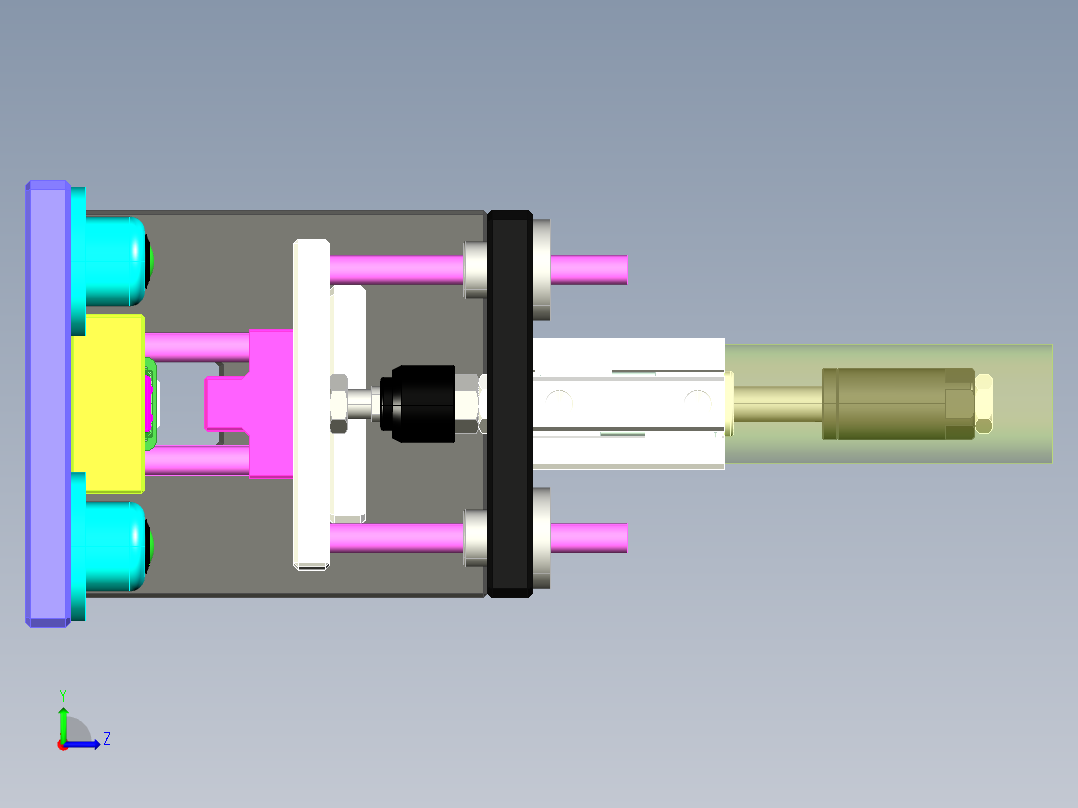 一款压合工装 x_t左视图