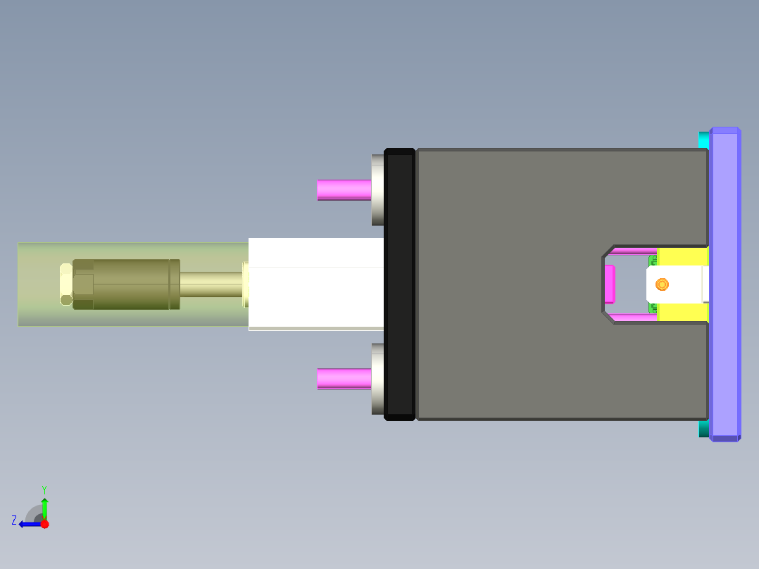 一款压合工装 x_t右视图